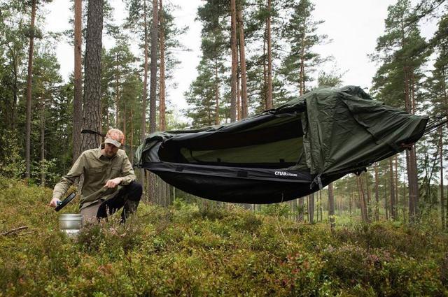 Utomhus camping fungera kung, CROA hybrid Hängmatta hängmatta tält!