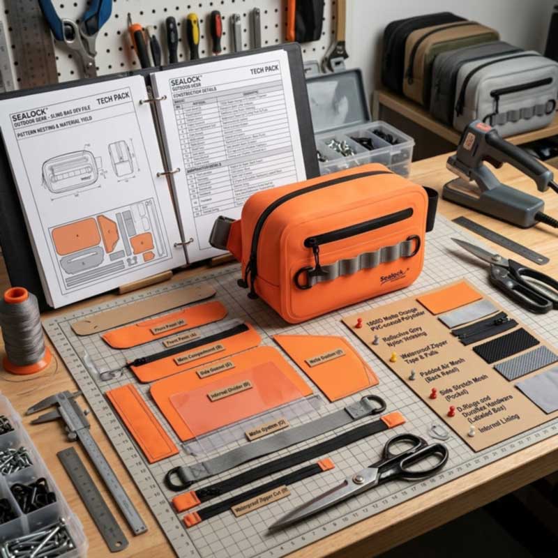 OEM Vattentät Sling Bag Supplier